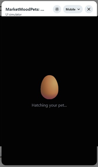 MarketMoodPets: Community Emotion Pet – screenshot 1