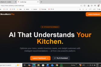 MenuMatch Pro – Smart Restaurant AI