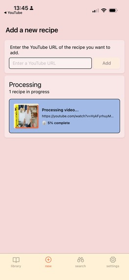 recipient – screenshot 1
