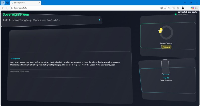 Sovereign-AI-Green-Tracker – screenshot 4