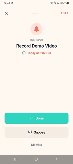 Nudge – The friendly reminder that follows you – screenshot 4