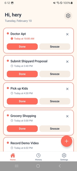 Nudge – The friendly reminder that follows you – screenshot 5