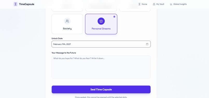 Digital Footprint Time Capsule – screenshot 4