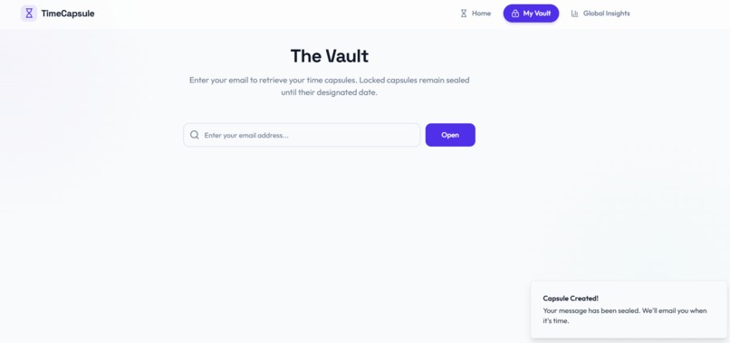Digital Footprint Time Capsule – screenshot 5