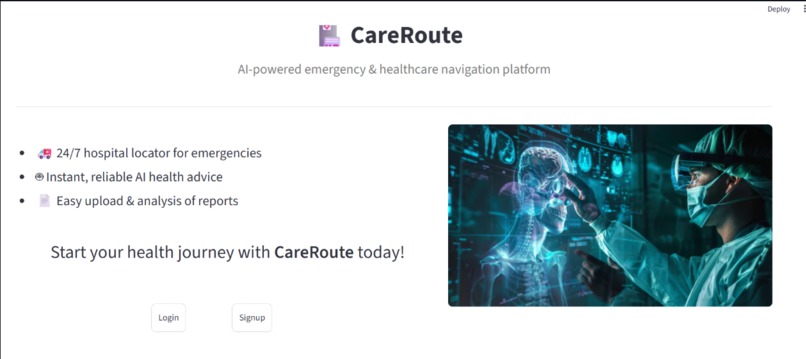 CareRoute – screenshot 1