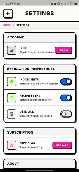 RecipeGrocer – screenshot 8