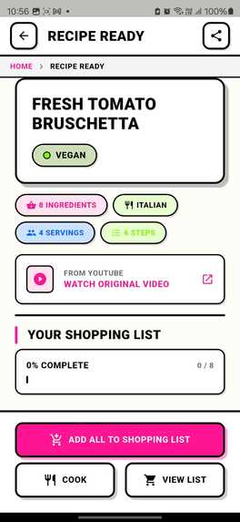 RecipeGrocer – screenshot 6