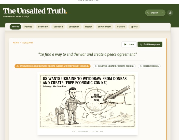 Unsalted Truth – screenshot 1