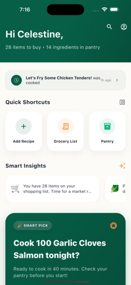 Reciprep: Stop Scrolling, Start Cooking – screenshot 2