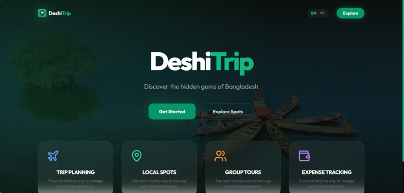 DeshiTrip – screenshot 1