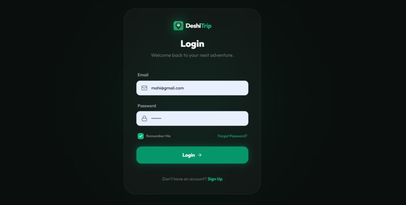 DeshiTrip – screenshot 2