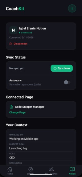 CoachKit – screenshot 3