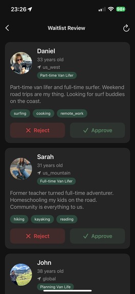VanGo: Trust-Based Van Life Community & Events – screenshot 7