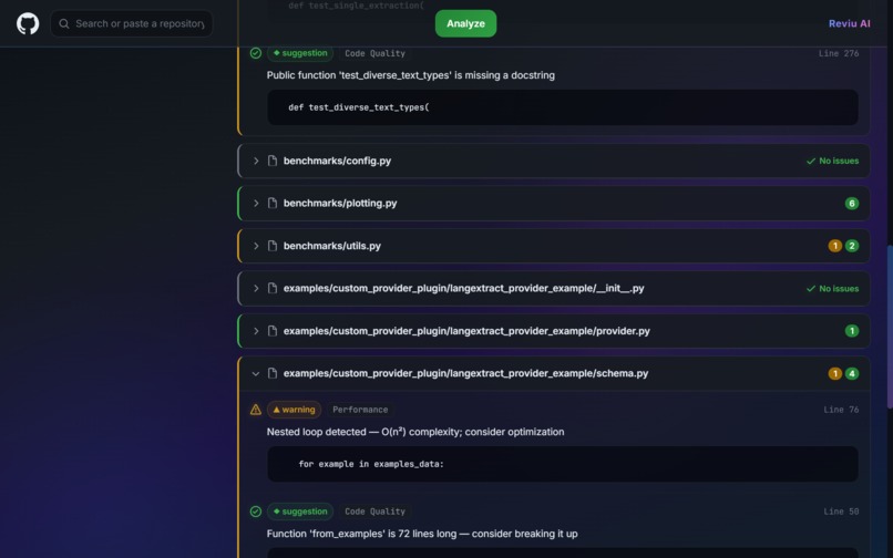 Reviu AI – screenshot 1
