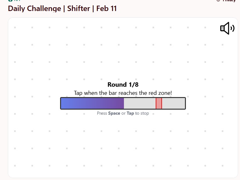 TestMyReaction – screenshot 1