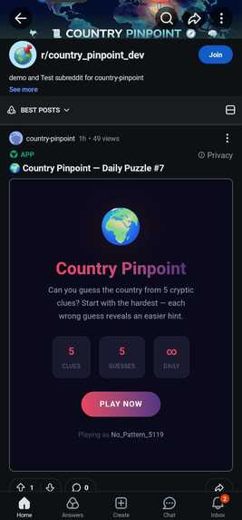 country-pinpoint – screenshot 3