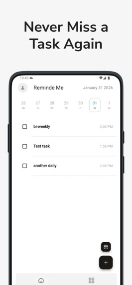 RemindMe – screenshot 1