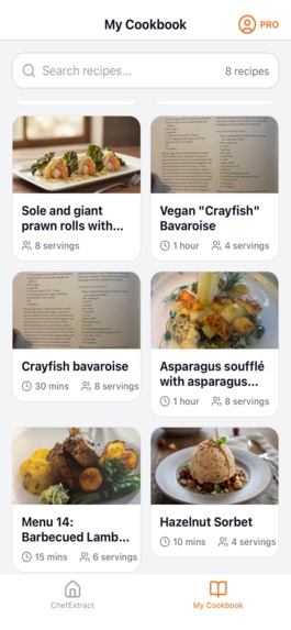 ChefExtract - Extract recipes from YouTube & cooking sites – screenshot 2