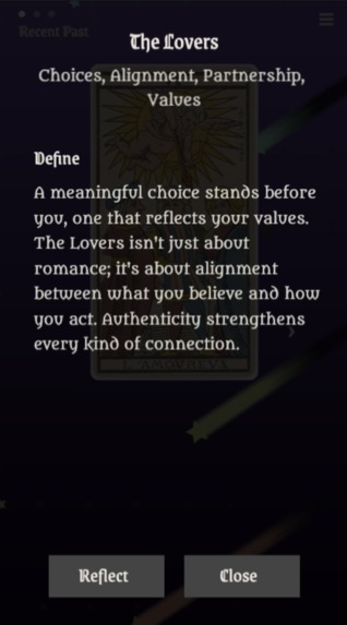 Casually Tarot – screenshot 6