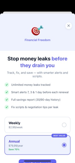 Money Leak Radar – screenshot 7