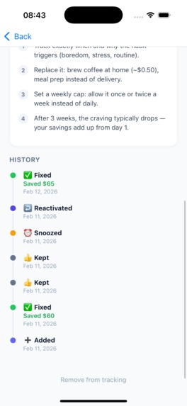 Money Leak Radar – screenshot 11