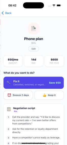 Money Leak Radar – screenshot 18