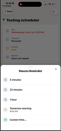Cross-Platform Reminder – screenshot 1