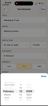 Cross-Platform Reminder – screenshot 5