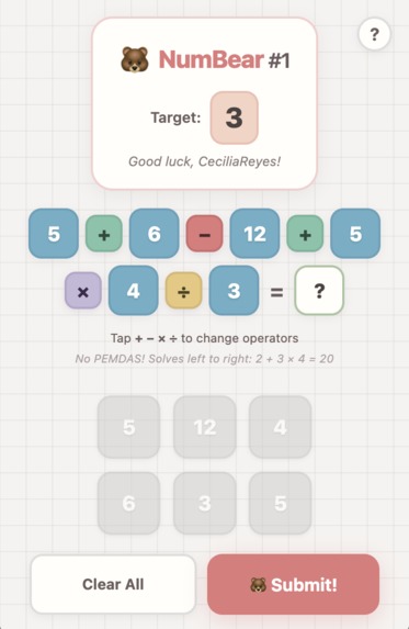 NumBear – screenshot 5