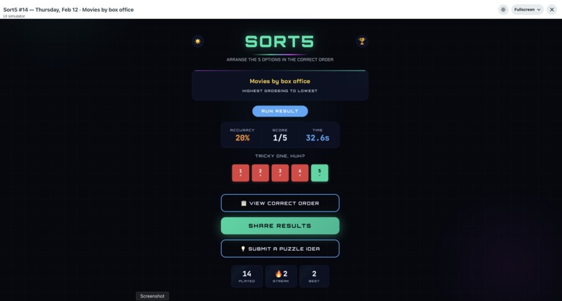 SORT5 – screenshot 11