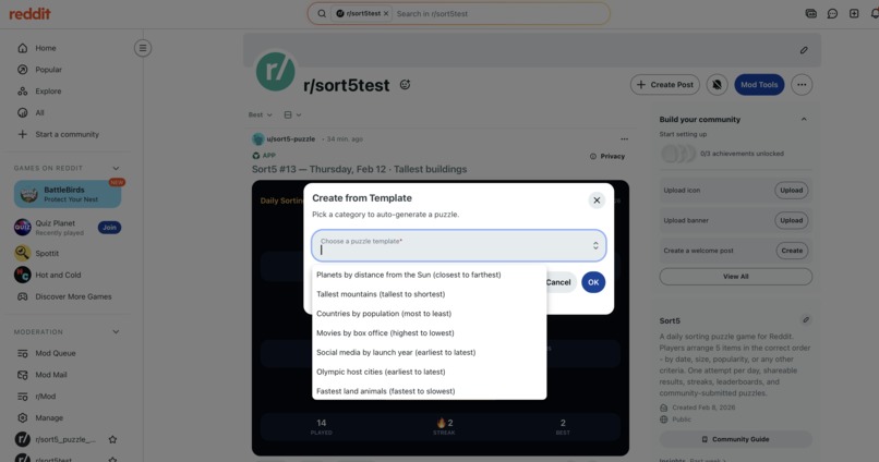 SORT5 – screenshot 3