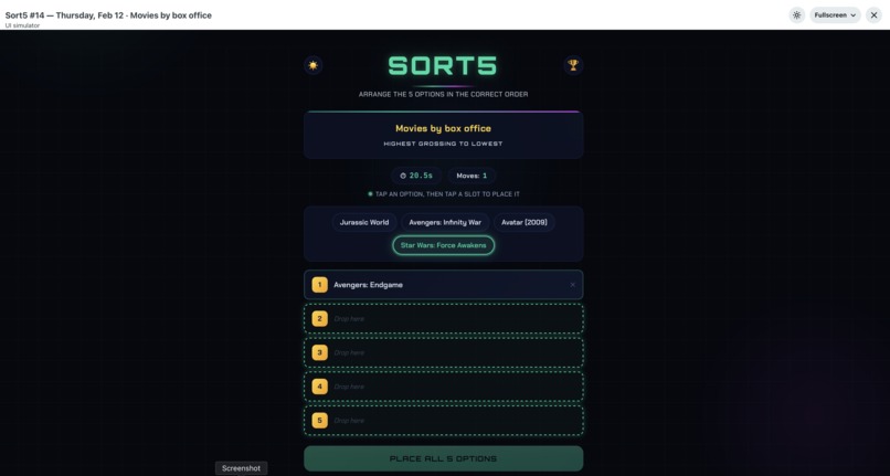 SORT5 – screenshot 9