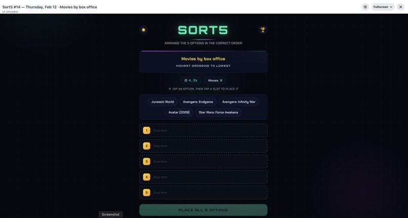 SORT5 – screenshot 8