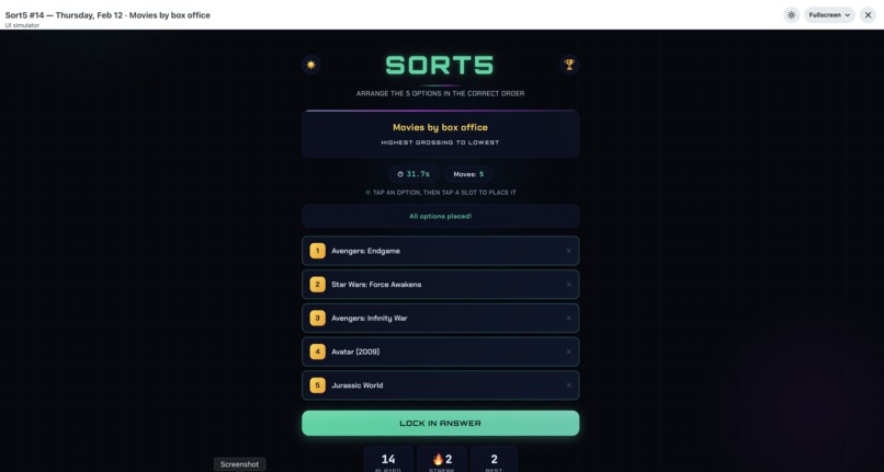 SORT5 – screenshot 10