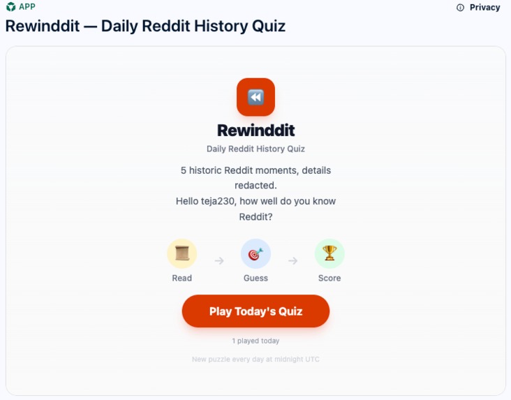 Rewinddittt – screenshot 1