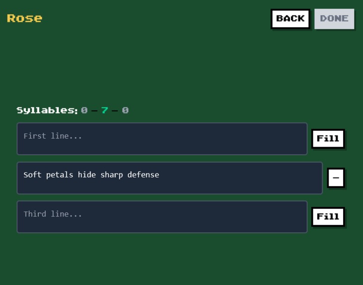 Haikuary – screenshot 2