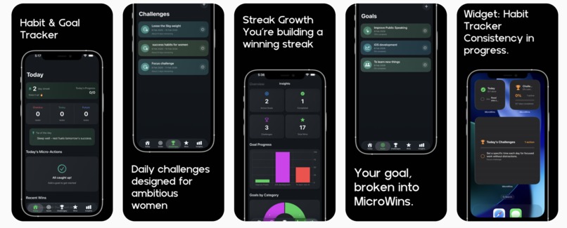 MicroWins: Habit & Goal Tracker – screenshot 1