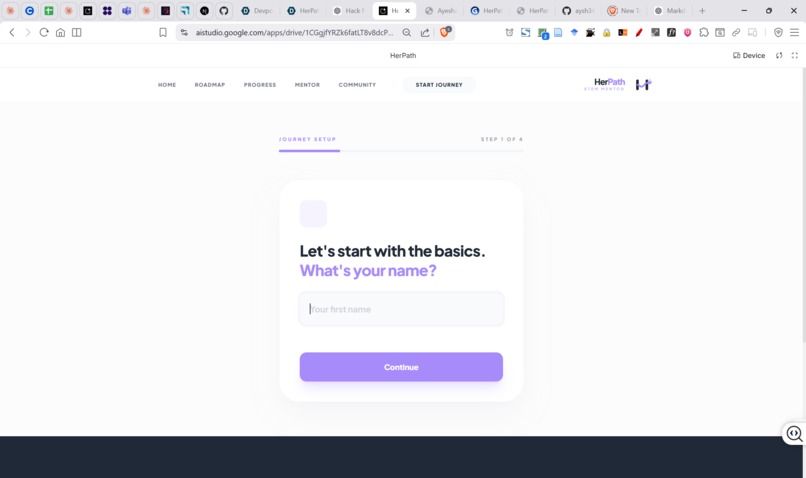 HerPath: Your AI-Powered STEM Mentor – screenshot 11