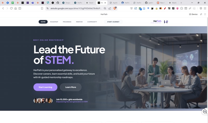 HerPath: Your AI-Powered STEM Mentor – screenshot 6