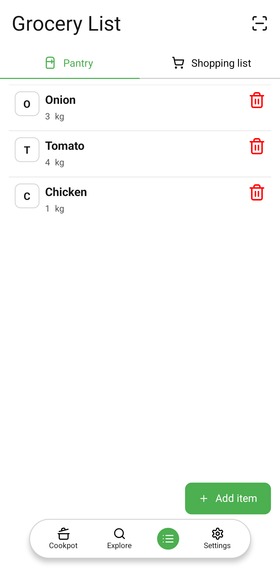 Cooklist – screenshot 11