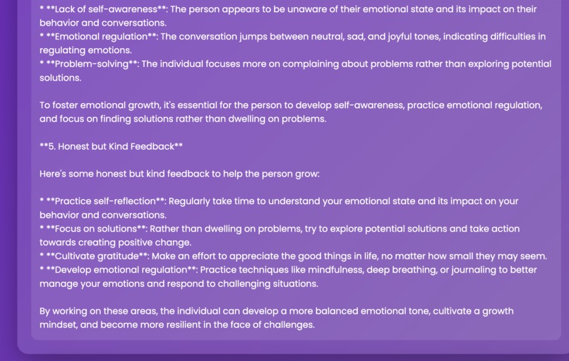 HerDay AI — A Voice Companion for Emotional Reflection – screenshot 4
