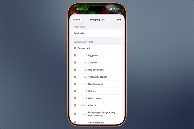 Ratatouille: Recipe Organizer – screenshot 6