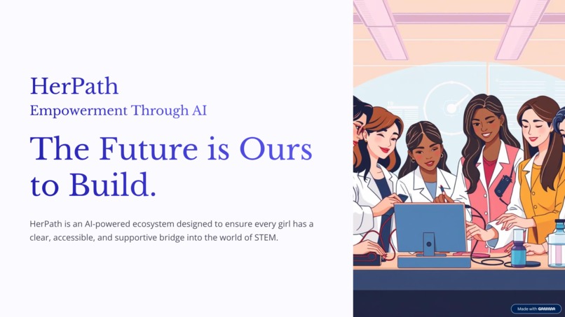 HerPath: Your AI-Powered STEM Mentor – screenshot 1