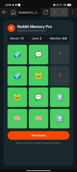 Reddit memory pro - 3D game for rediditors – screenshot 1