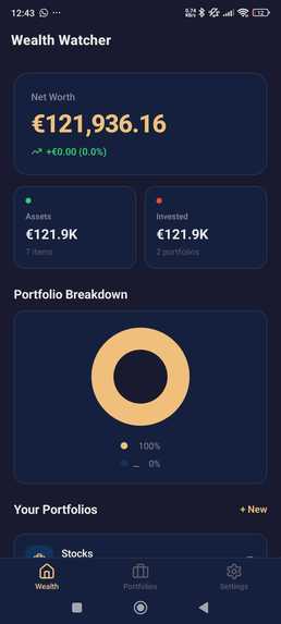 Wealth Watcher – screenshot 1