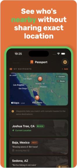 Waypoint: Nomad Dating App – screenshot 7