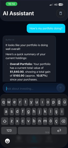 Buffet AI - Portfolio Tracker – screenshot 3