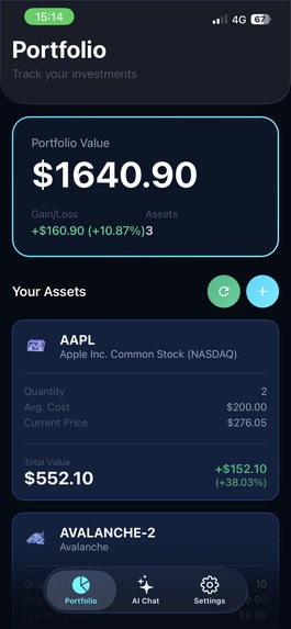 Buffet AI - Portfolio Tracker – screenshot 1