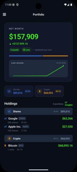 Snaphot - The easiest way to track your portfolio – screenshot 1