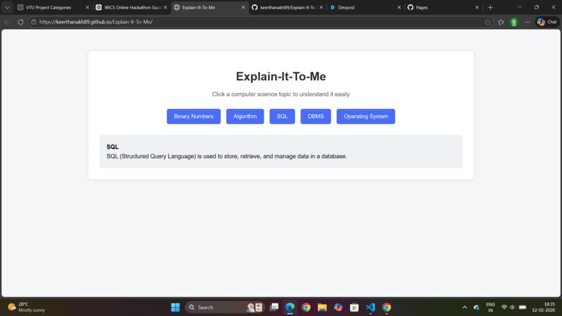 Explain-It-To-Me – screenshot 3